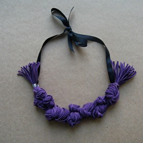 Колие Purple Knots 